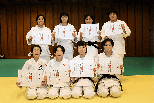第39回愛媛県女子柔道選手権大会　入賞者