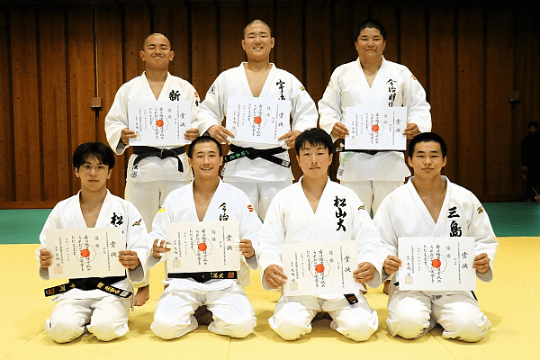 2025年度愛媛県ジュニア柔道体重別選手権大会男子優勝者